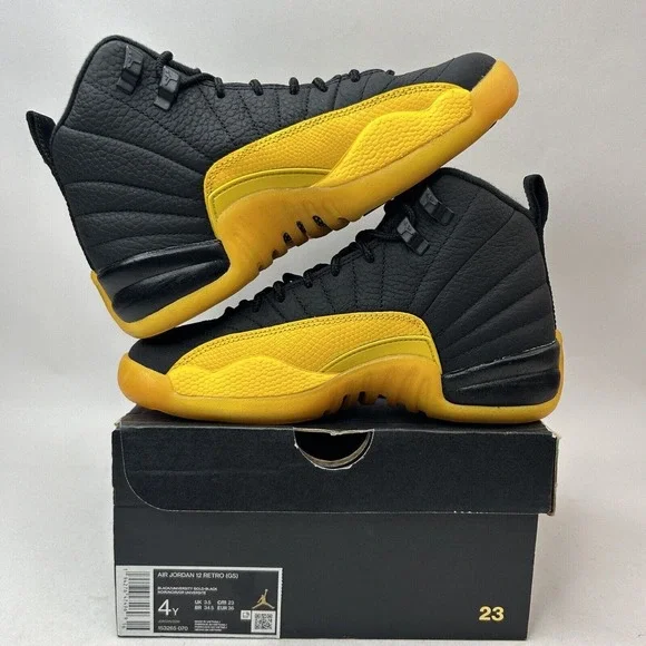 Nike Shoes Air Jordan 12 Retro GS “University Gold” 2024 - Picture 3 of 5
